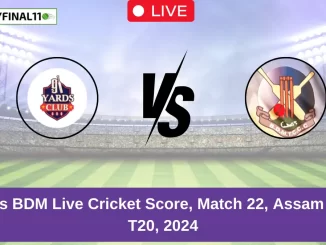 NYC vs BDM Live Cricket Score, Match 22, Assam mens T20, 2024