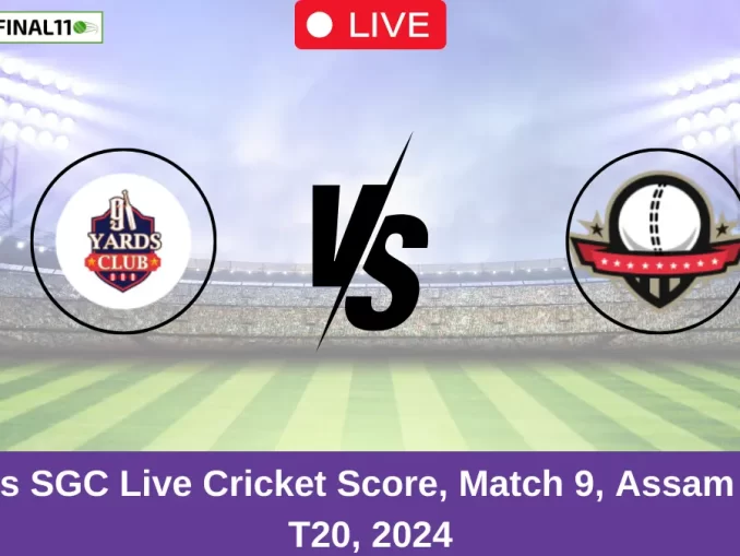 NYC vs SGC Live Cricket Score, Match 9, Assam men's T20, 2024