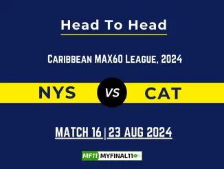 NYS vs CAT Player Battle, Head to Head Team Stats, Player Record (1)