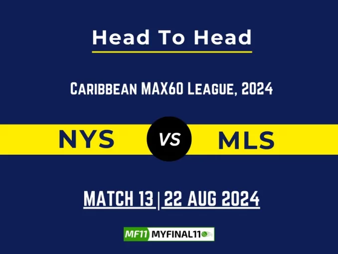 NYS vs MLS Player Battle, Head to Head Team Stats, Player Record (1)