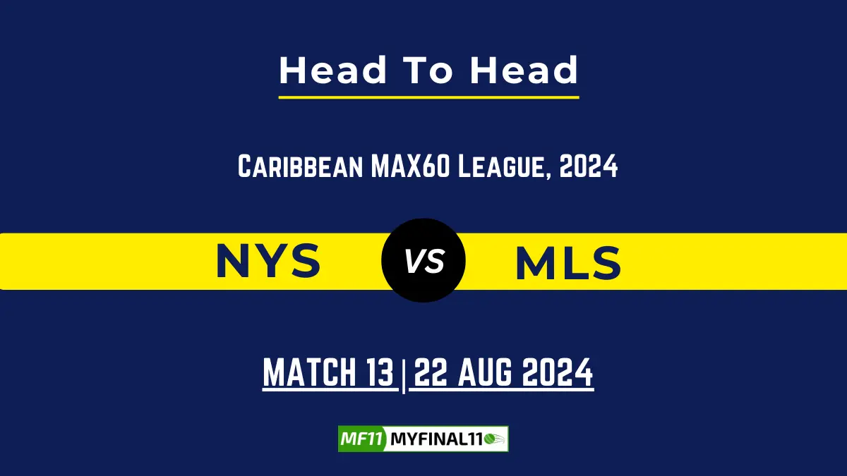 NYS vs MLS Player Battle, Head to Head Team Stats, Player Record (1)