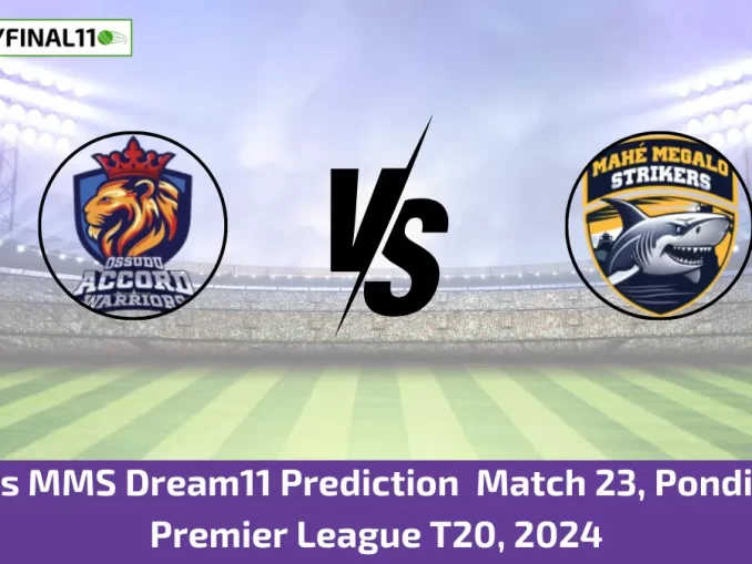 OAW vs MMS Dream11 Prediction Match 23, Pondicherry Premier League T20, 2024