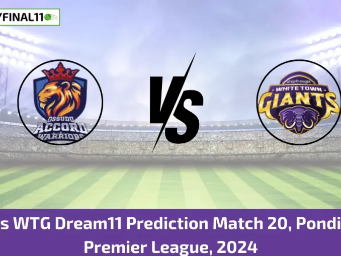 OAW vs WTG Dream11 Prediction Match 20, Pondicherry Premier League, 2024