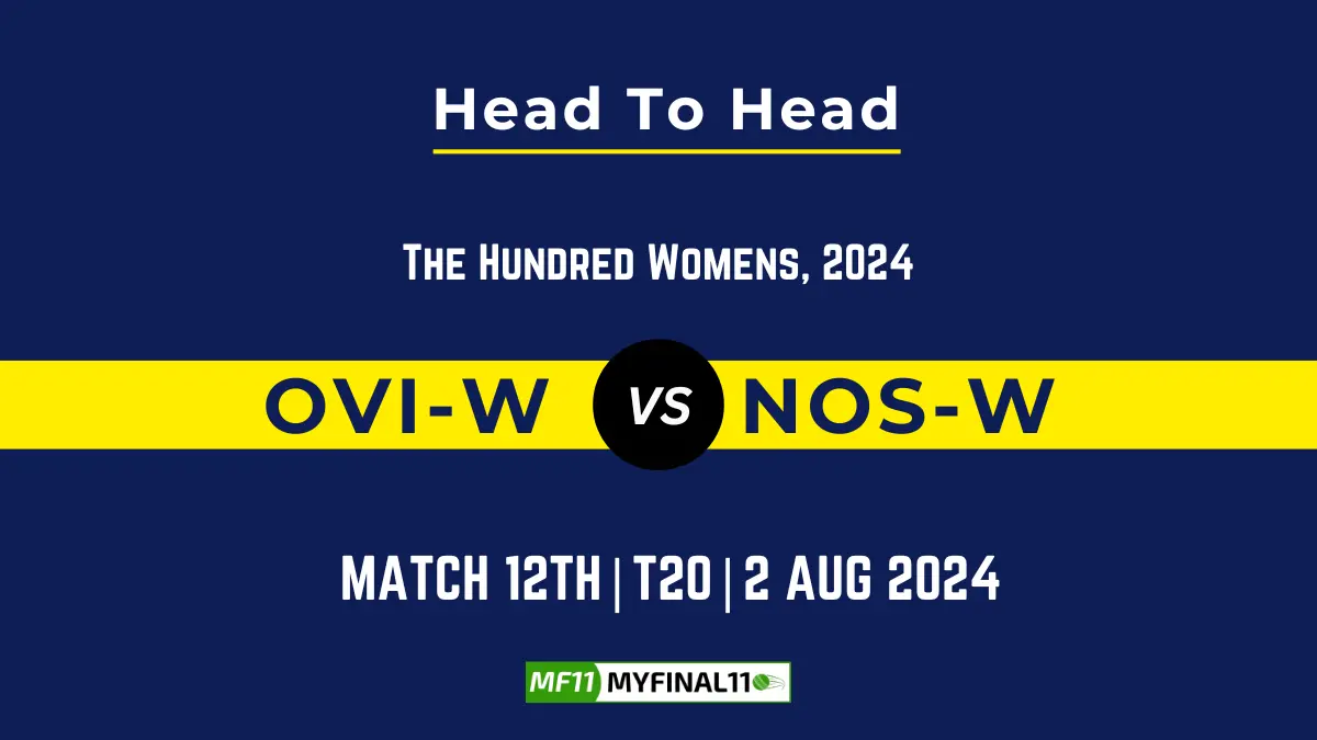 OVI-W vs NOS-W Player Battle, Head to Head Team Stats, Team Record