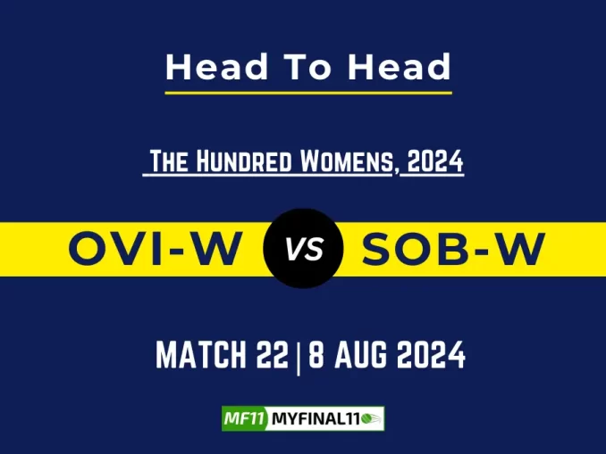 OVI-W vs SOB-W Player Battle, Head to Head Team Stats, Player Record -