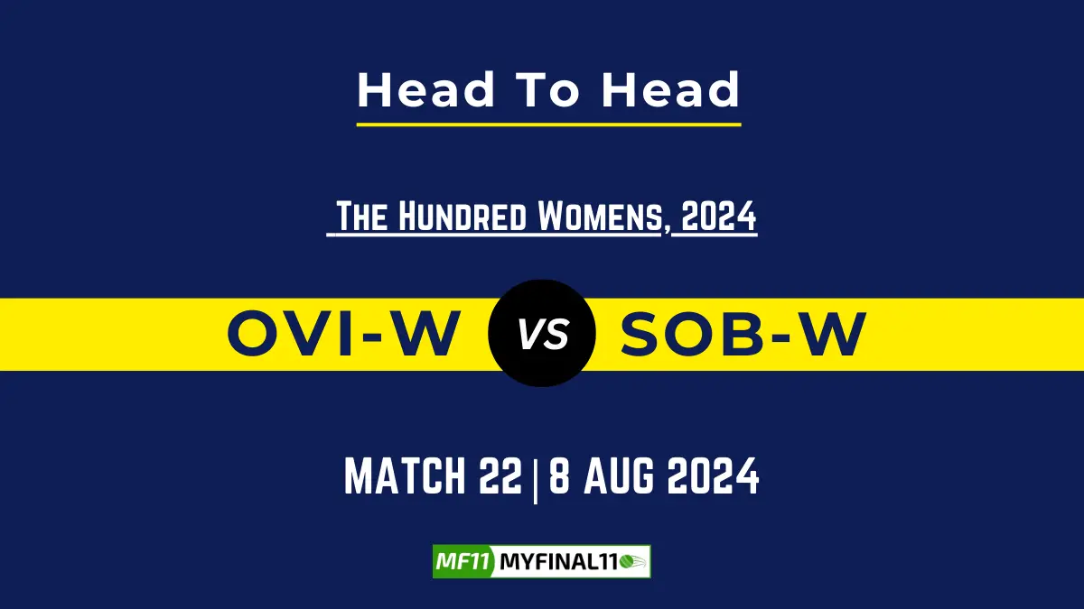 OVI-W vs SOB-W Player Battle, Head to Head Team Stats, Player Record -