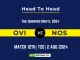 OVI vs NOS Player Battle, Head to Head Team Stats, Team Record