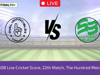 OVI vs SOB Live Cricket Score, 22nd Match, The Hundred Men's, 2024