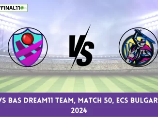 PFCV vs BAS Dream11 team, Match 50, ECS Bulgaria T10, 2024