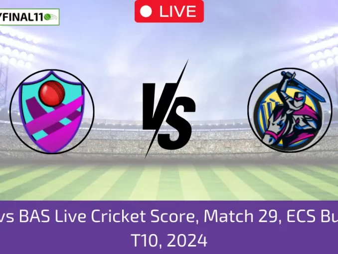 PFCV vs BAS Live Cricket Score, Match 29, ECS Bulgaria T10, 2024