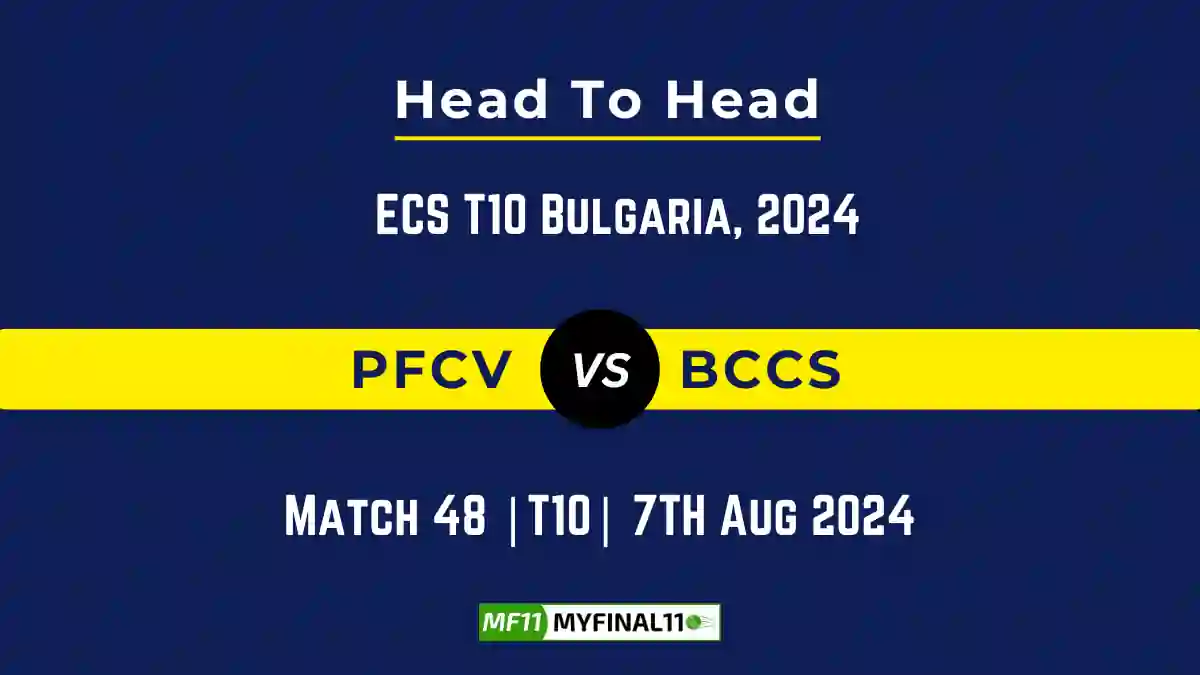 PFCV vs BCCS Player Battle, Head to Head Team Stats, Player Record - ECS T10 Bulgaria, 2024