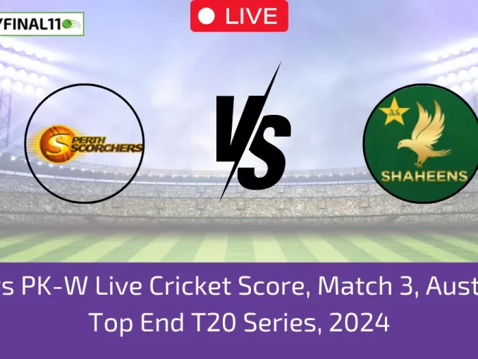 PSA vs PK-W Live Cricket Score, Match 3, Australian Top End T20 Series, 2024