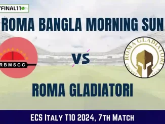 RBMS vs RGD Dream11 Prediction Today: Match 7 Pitch Report, and Player Stats | ECS Italy T10, Rome