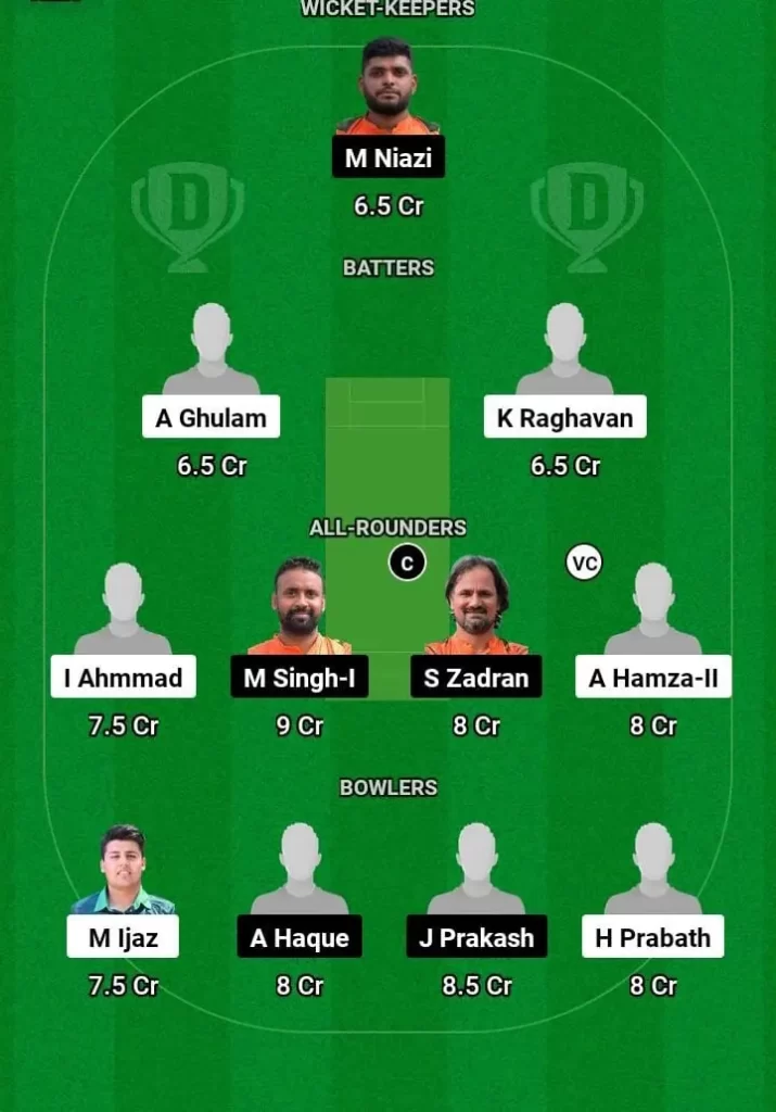 RC vs RGD Dream11 Team Prediction Today Match