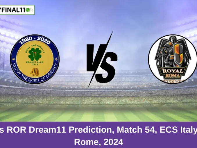 RC vs ROR Dream11 Prediction, Match 54, ECS Italy T10, Rome, 2024