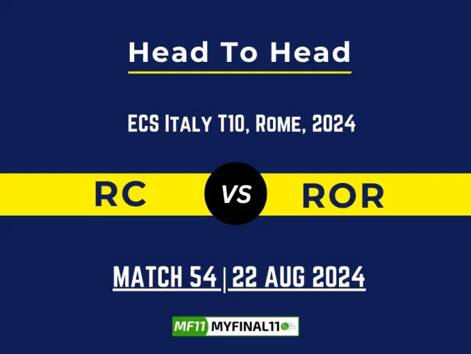 RC vs ROR Player Battle, Head to Head Team Stats, Player Record (1)