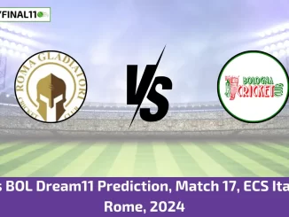 RGD vs BOL Dream11 Prediction, Match 17, ECS Italy T10, Rome, 2024