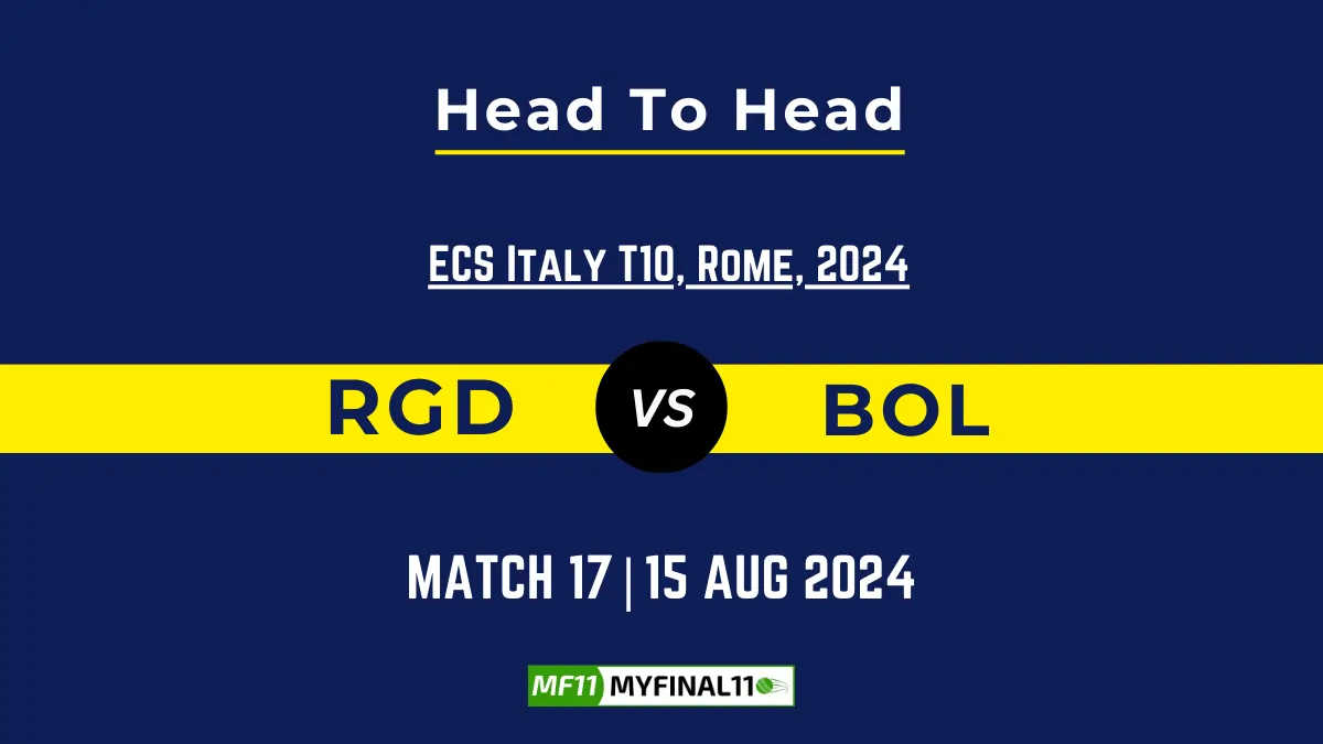 RGD vs BOL Player Battle, Head to Head Team Stats, Player Record