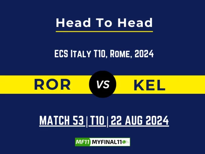 ROR vs KEL Player Battle, Head to Head Team Stats, Player Record