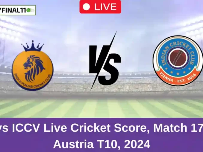 SEP vs ICCV Live Cricket Score, Match 17, ECS Austria T10, 2024