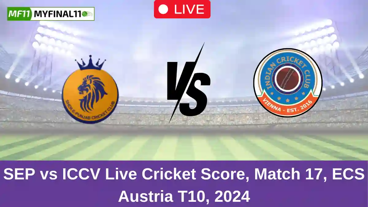 SEP vs ICCV Live Cricket Score, Match 17, ECS Austria T10, 2024