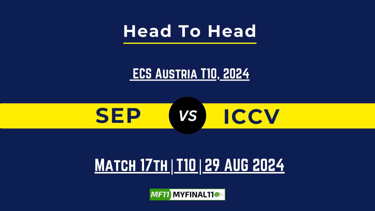 SEP vs ICCV Player Battle, Head to Head Team Stats, Player Record (1)