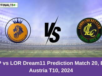 SEP vs LOR Dream11 Prediction Match 20, ECS Austria T10, 2024