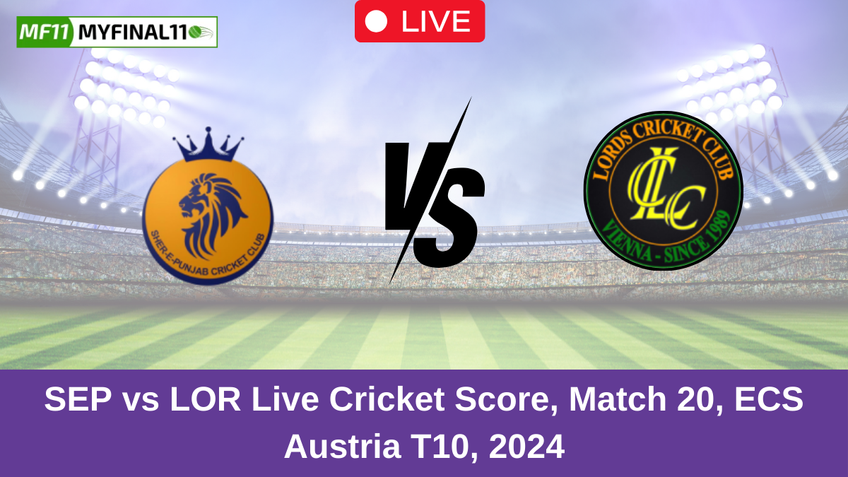 SEP vs LOR Live Cricket Score, Match 20, ECS Austria T10, 2024