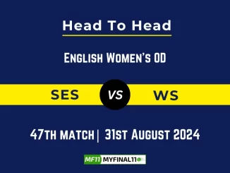 SES vs WS Player Battle, Head to Head Team Stats, Player Record - English Women's OD