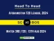 SG vs BOS Player Battle, Head to Head Team Stats, Player Record - Afghanistan T20 League, 2024