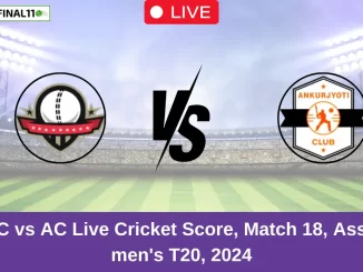 SGC vs AC Live Cricket Score, Match 18, Assam men's T20, 2024