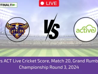 _SGE vs ACT Live Cricket Score, Match 20, Grand Rumble T10 Championship Round 3, 2024