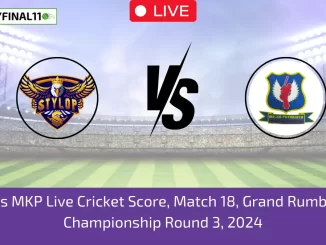 SGE vs MKP Live Cricket Score, Match 18, Grand Rumble T10 Championship Round 3, 2024