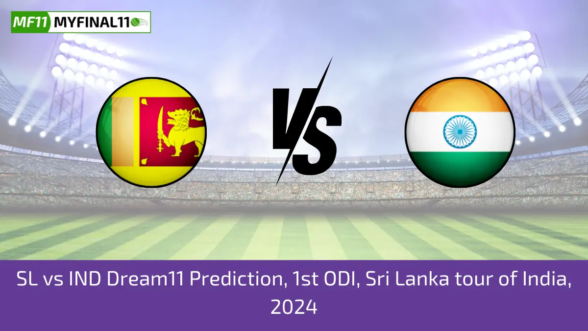 SL vs IND Dream11 Prediction, 1st ODI, Sri Lanka tour of India, 2024