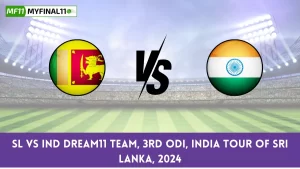 SL vs IND Dream11 team, 3rd ODI, India tour of Sri Lanka, 2024