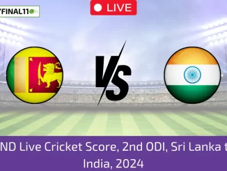 SL vs IND Live Cricket Score, 2nd ODI, Sri Lanka tour of India, 2024