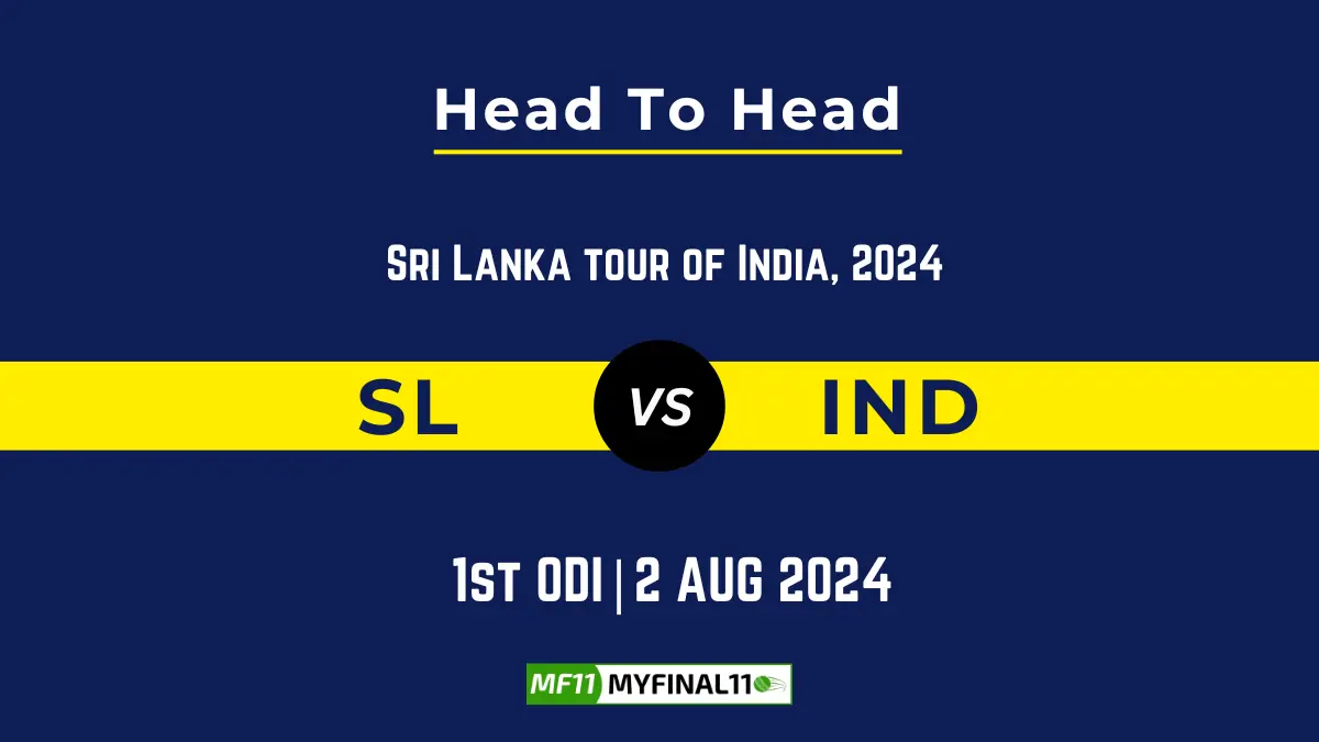 SL vs IND Player Battle, Head to Head Team Stats, Team Record (2)