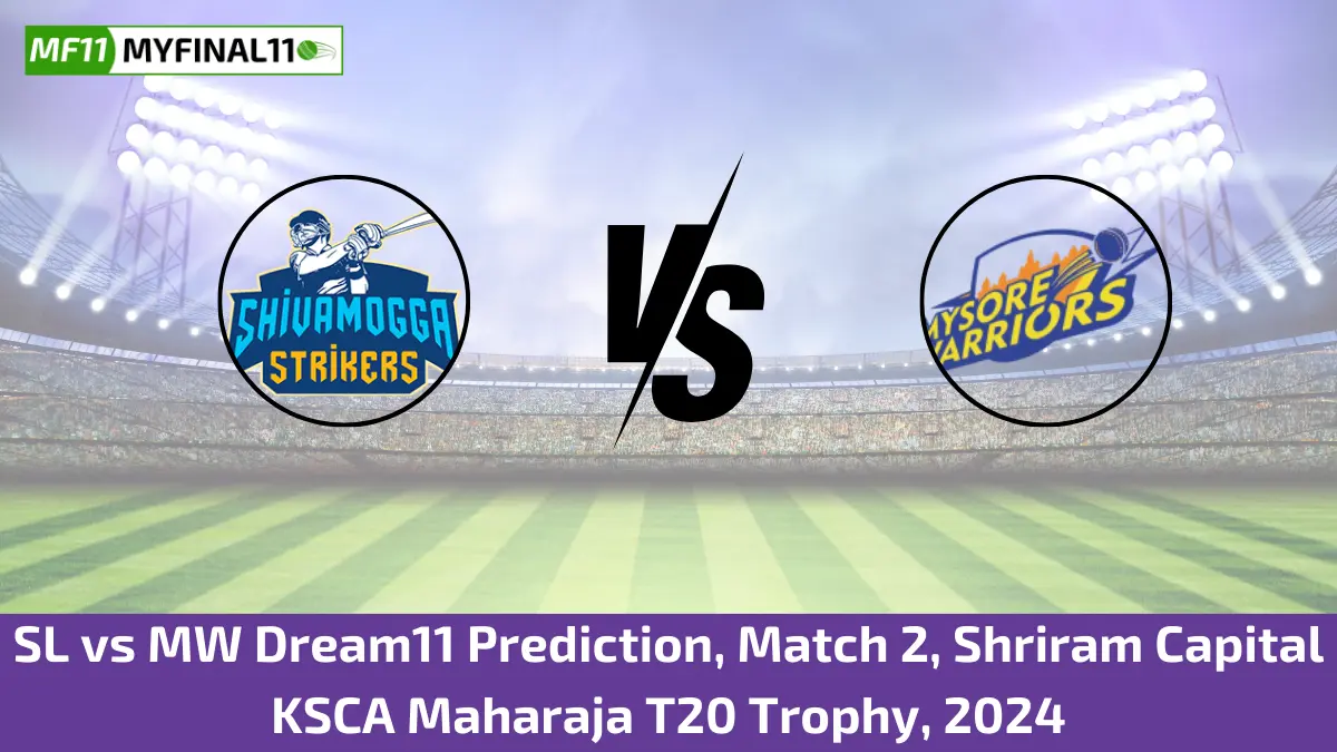 SL vs MW Dream11 Prediction, Match 2, Shriram Capital KSCA Maharaja T20 Trophy, 2024