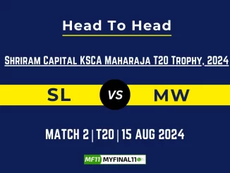 SL vs MW Player Battle, Head to Head Team Stats, Player Record