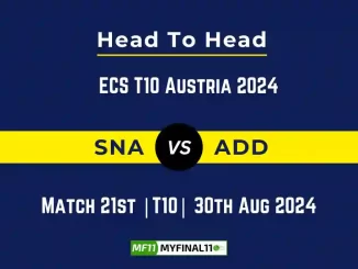 SNA vs ADD Player Battle, Head to Head Team Stats, Team Record - ECS T10 Austria 2024