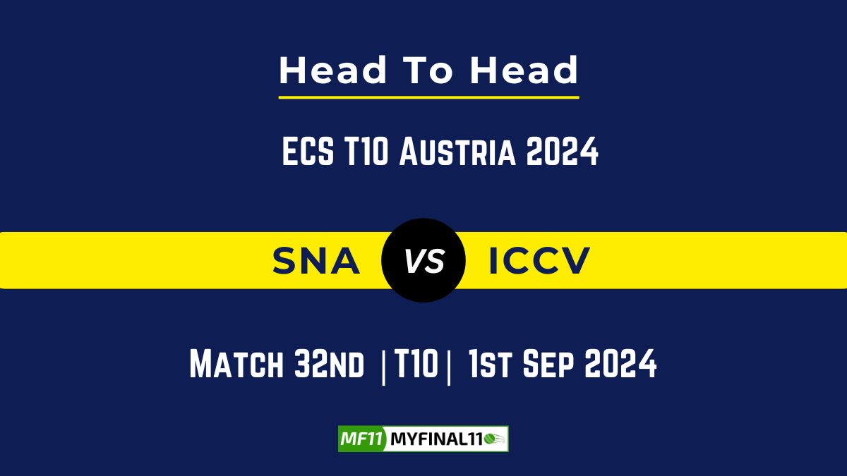 SNA vs ICCV Player Battle, Head to Head Team Stats, Team Record - ECS T10 Austria 2024