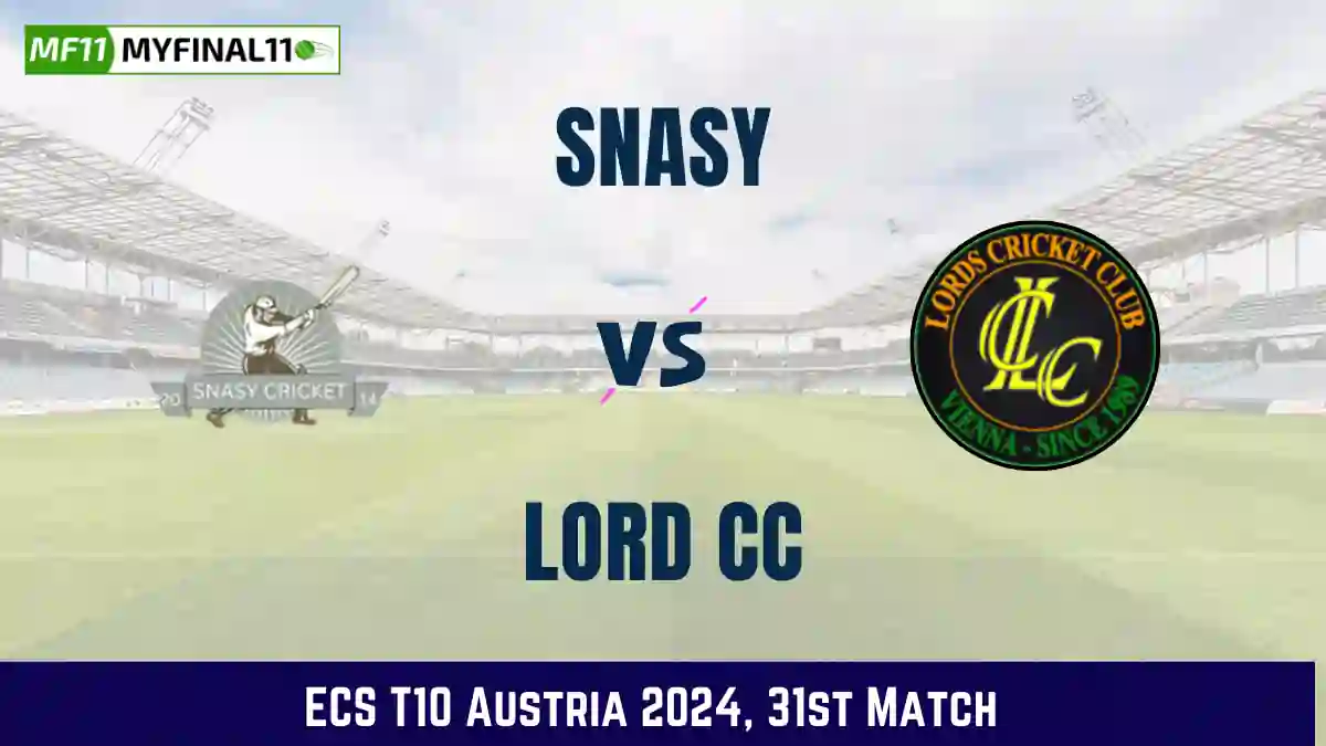 SNA vs LOR Dream11 Prediction Today: Match 31 Pitch Report, and Player Stats | ECS T10 Austria 2024