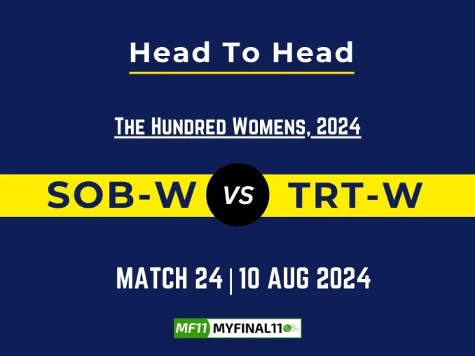 SOB-W vs TRT-W Player Battle, Head to Head Team Stats, Player Record