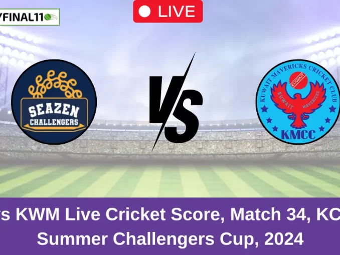 SZN vs KWM Live Cricket Score, Match 34, KCC T10 Summer Challengers Cup, 2024