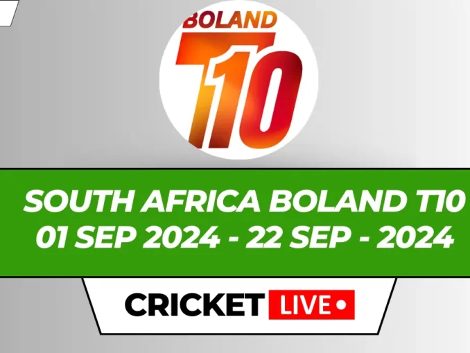 South Africa Boland T10 Live Score Today Match