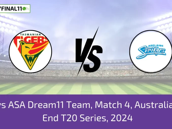 TAS vs ASA Dream11 Team, Match 4, Australian Top End T20 Series, 2024