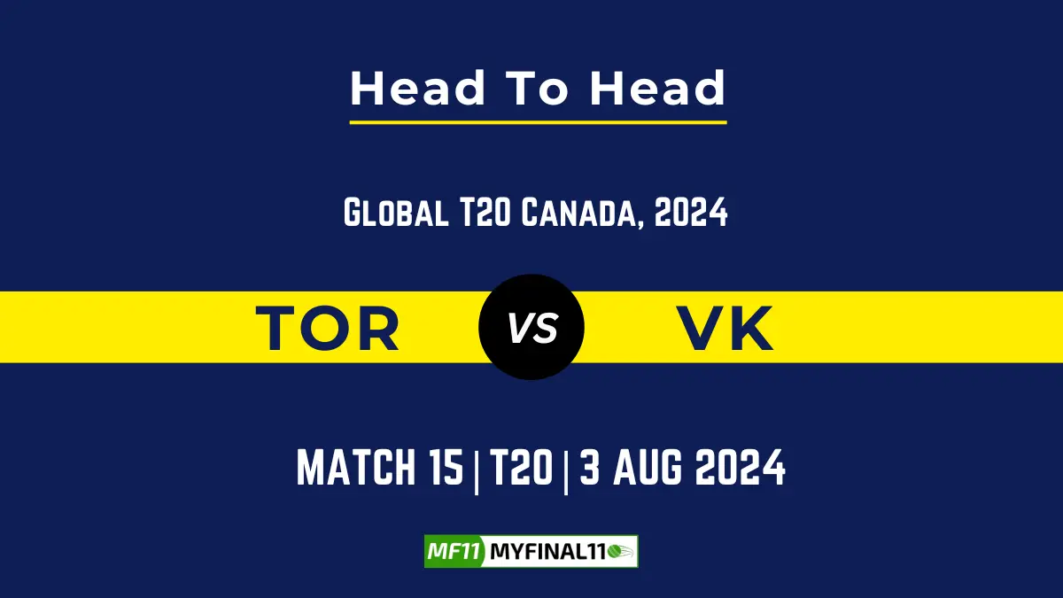 TOR vs VK Player Battle, Head to Head Team Stats, Team Record