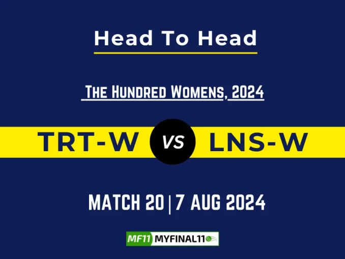 TRT-W vs LNS-W Player Battle, Head to Head Team Stats, Player Record - GT20 Canada, 2024 (1)