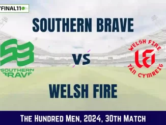 The Hundred Men 2024 - SOB vs WEF Dream11 Prediction, Player Stats, Player Battle & Expert Fantasy Guide By MyFinal11