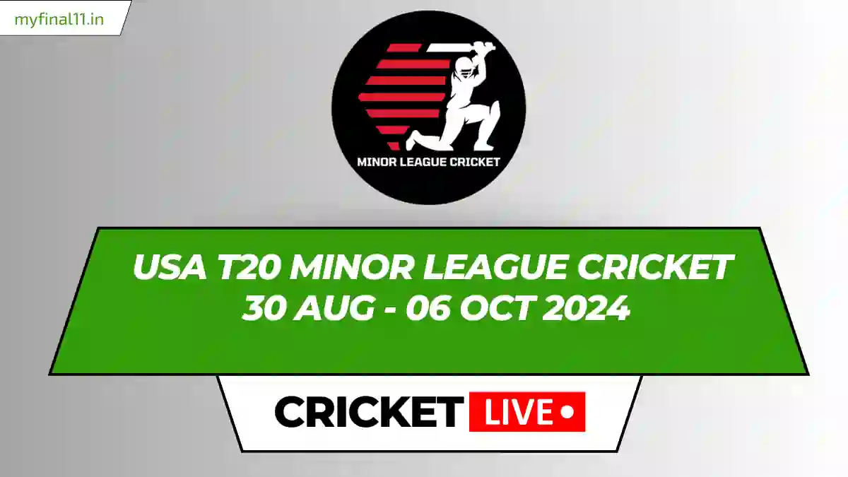 USA T20 Minor League Cricket Live Score, Matches, Scorecard, Results